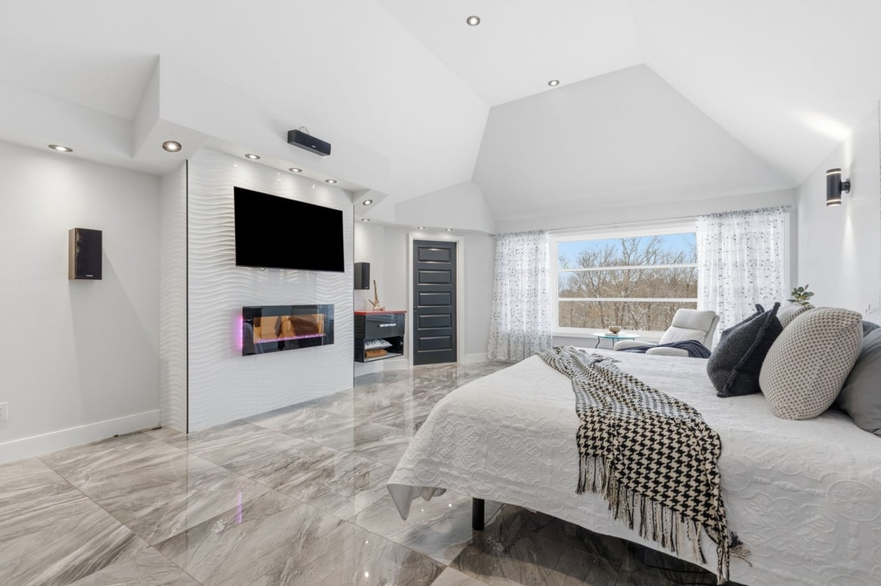 Chambre à coucher principale — 223, Ch. Sauvé, Val-des-Monts, J8N5A6, Val-des-Monts