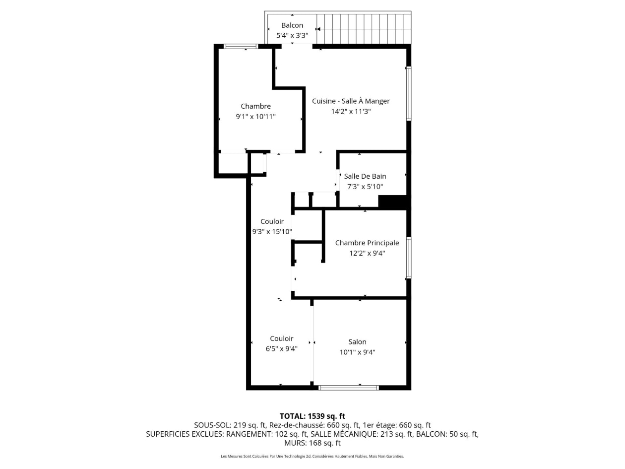 Plan — 71 Boul. St-Joseph, Gatineau