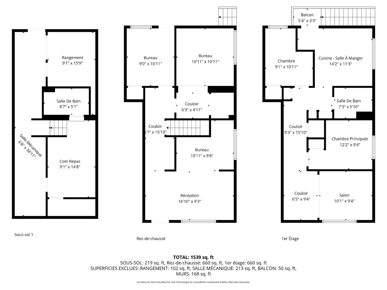 Plan — 71 Boul. St-Joseph, Gatineau
