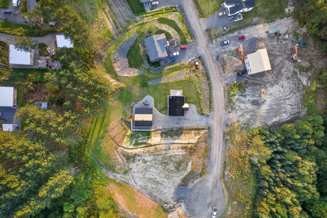 Photo aérienne — 120 Rue des Pommiers, Dixville