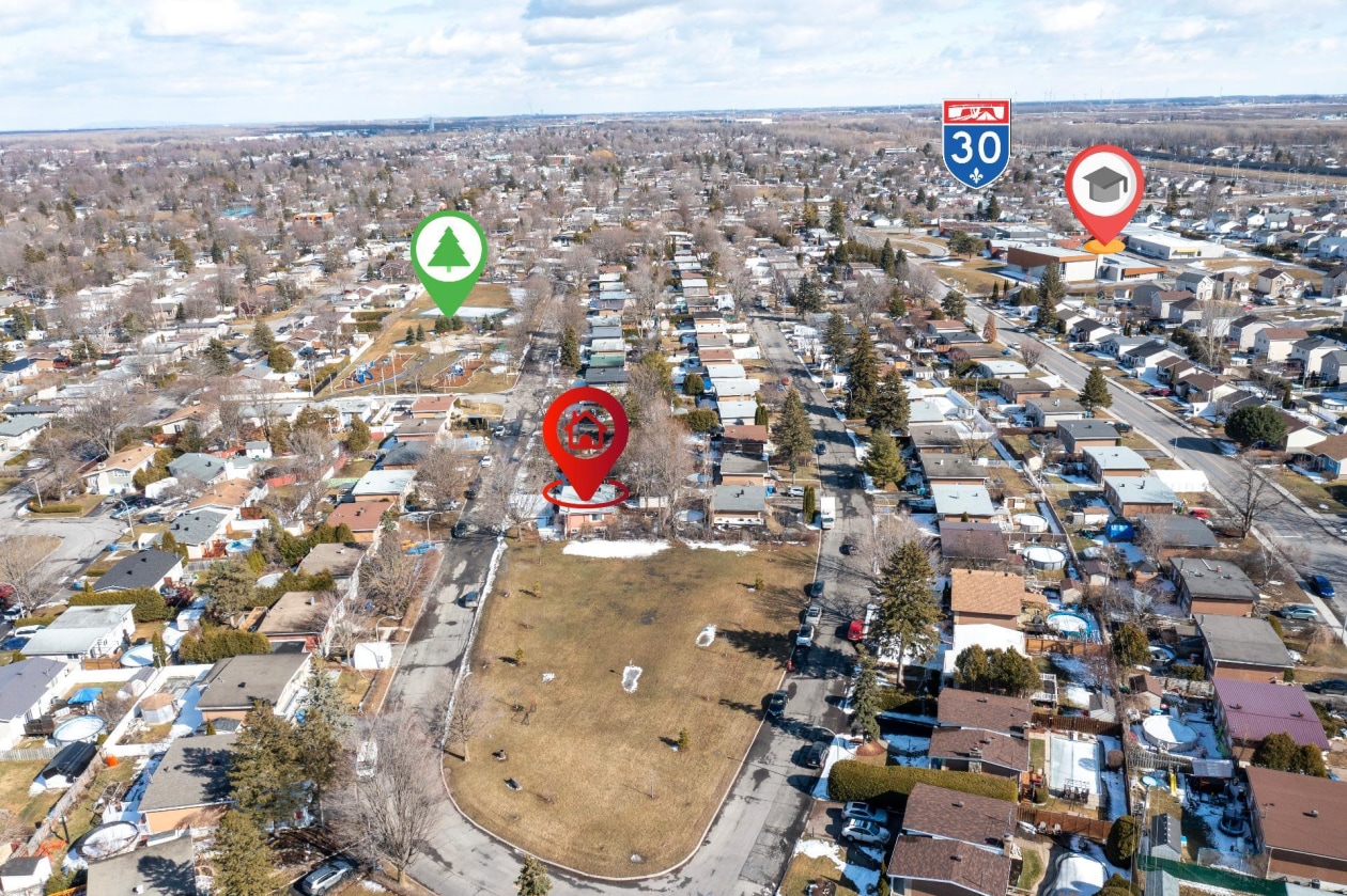 Photo aérienne — 261 Rue Albert, Châteauguay