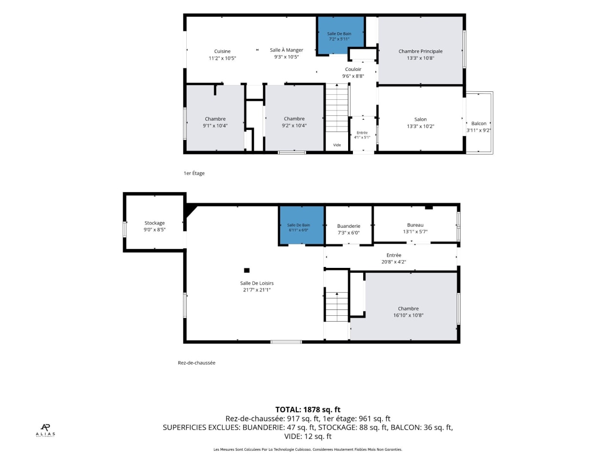 Plan — 7414 - 7416 Rue Jacques-Rousseau, Montréal