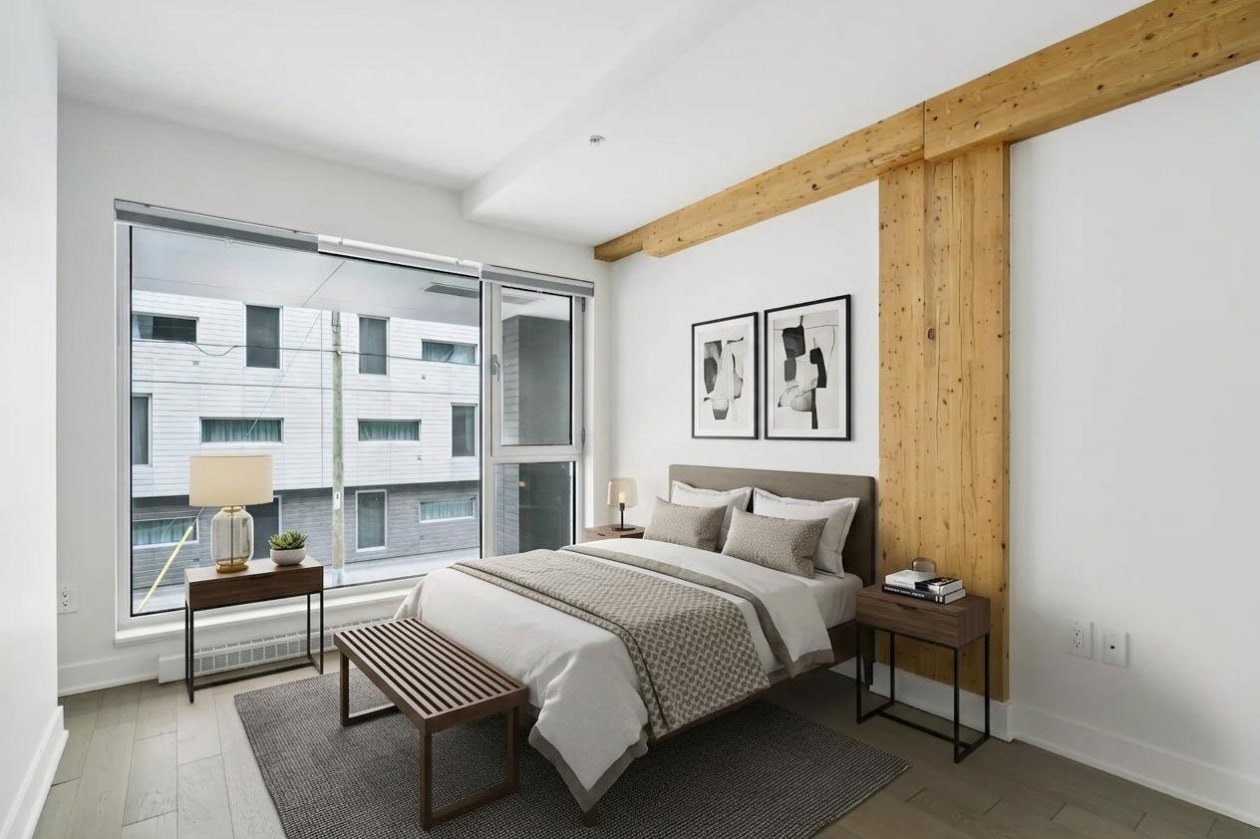 Chambre à coucher principale — 1214 Rue William, Montréal