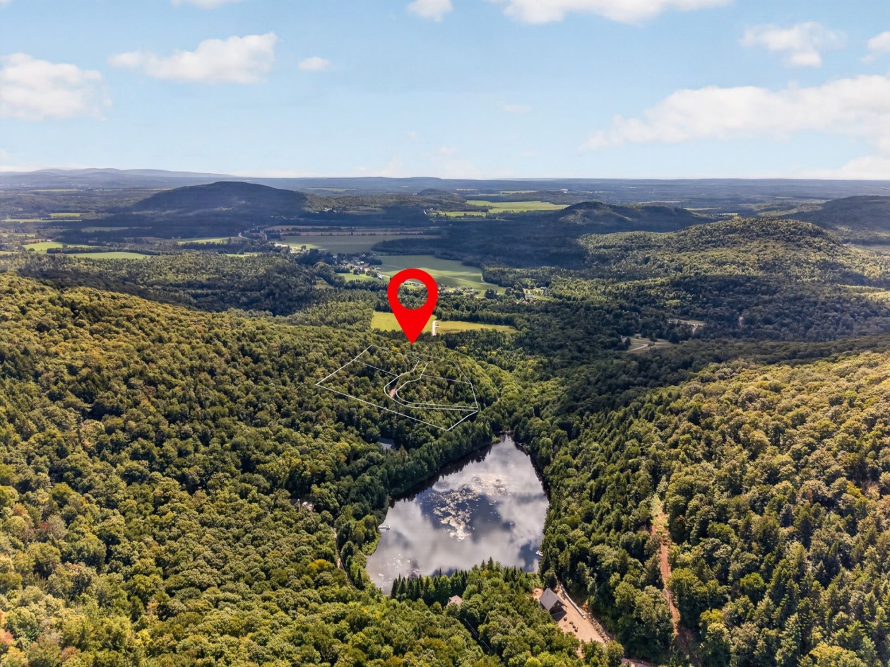 Drone shot — Mtée du Lac-Bleu, Saint-Léonard-de-Portneuf
