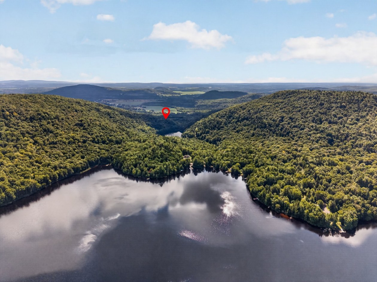 Photo aérienne — Mtée du Lac-Bleu, Saint-Léonard-de-Portneuf