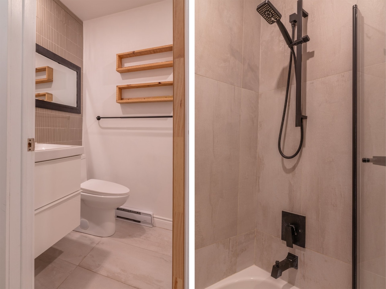 Salle de bains — 7414 - 7416 Rue Jacques-Rousseau, Montréal