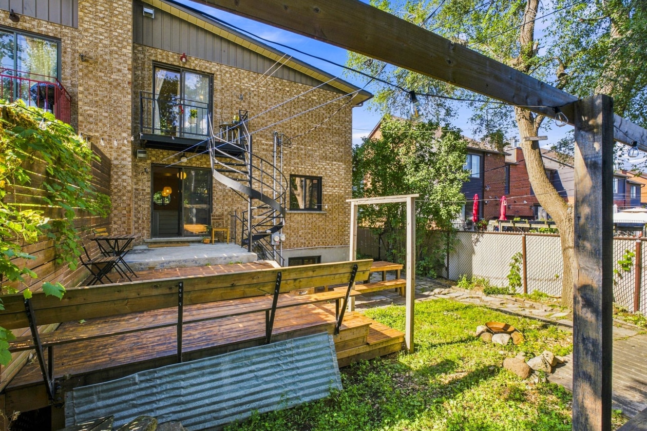 Cour — 7414 - 7416 Rue Jacques-Rousseau, Montréal
