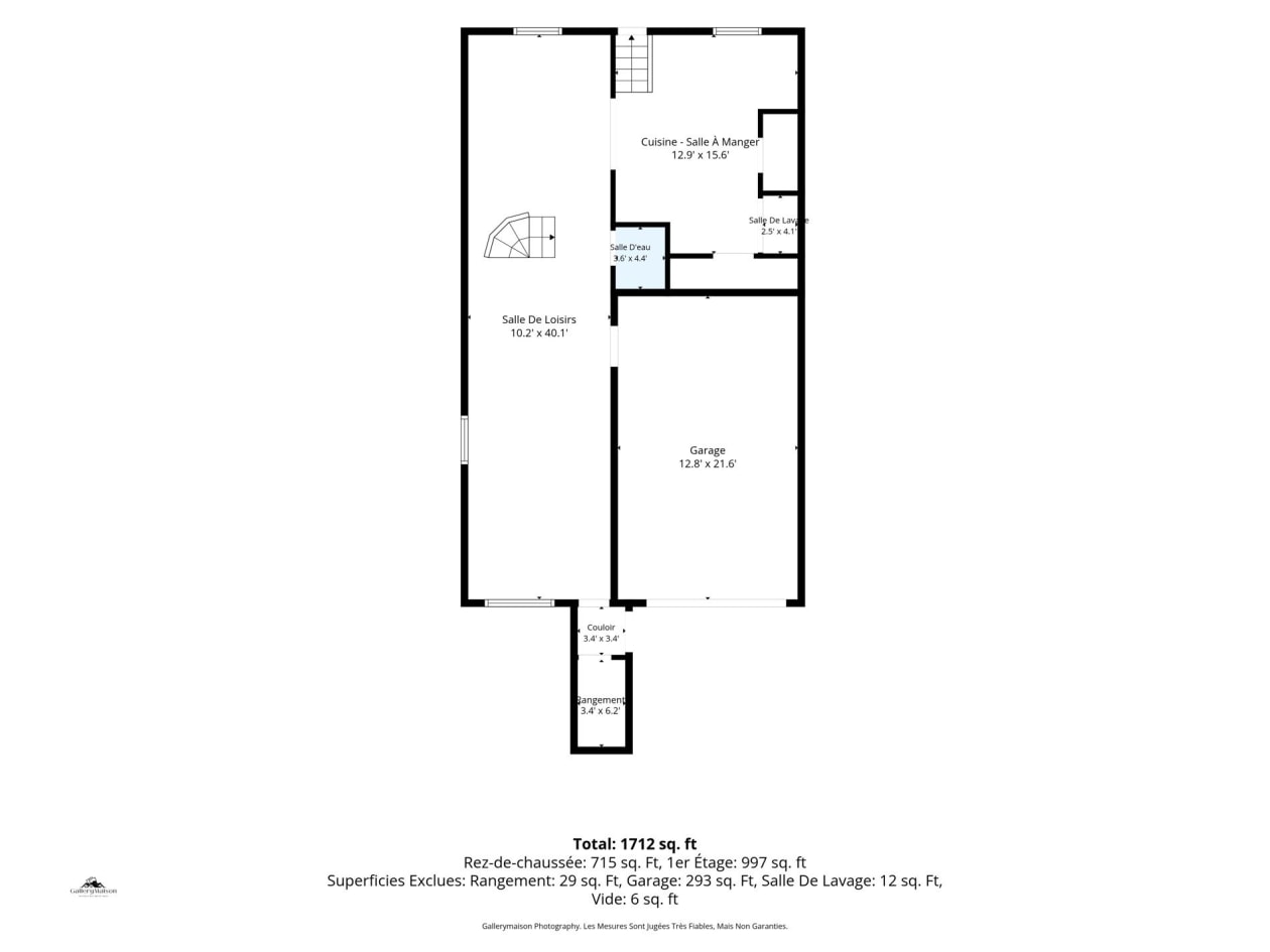 Plan — 10531 - 10533 Av. Armand-Lavergne, Montréal