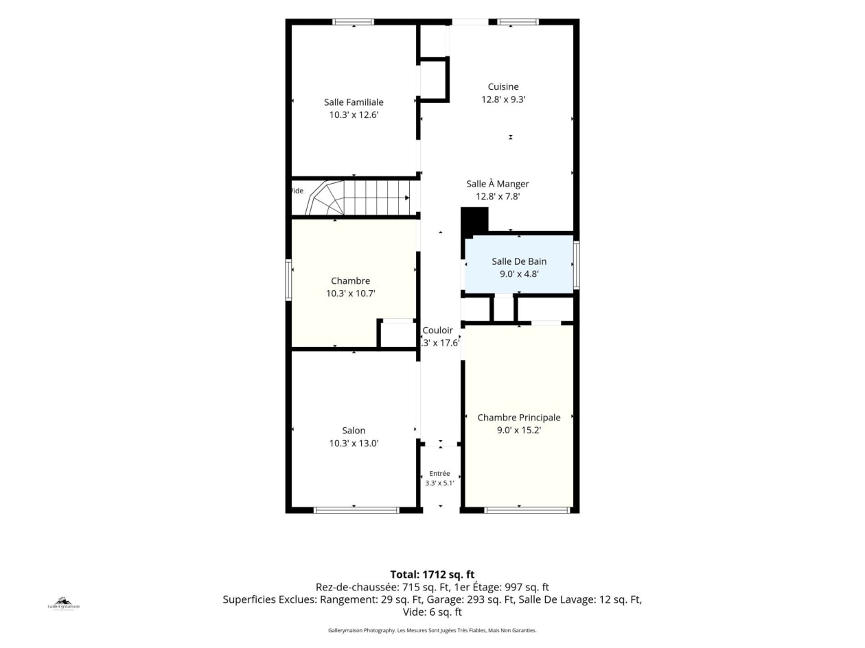 Plan — 10531 - 10533 Av. Armand-Lavergne, Montréal