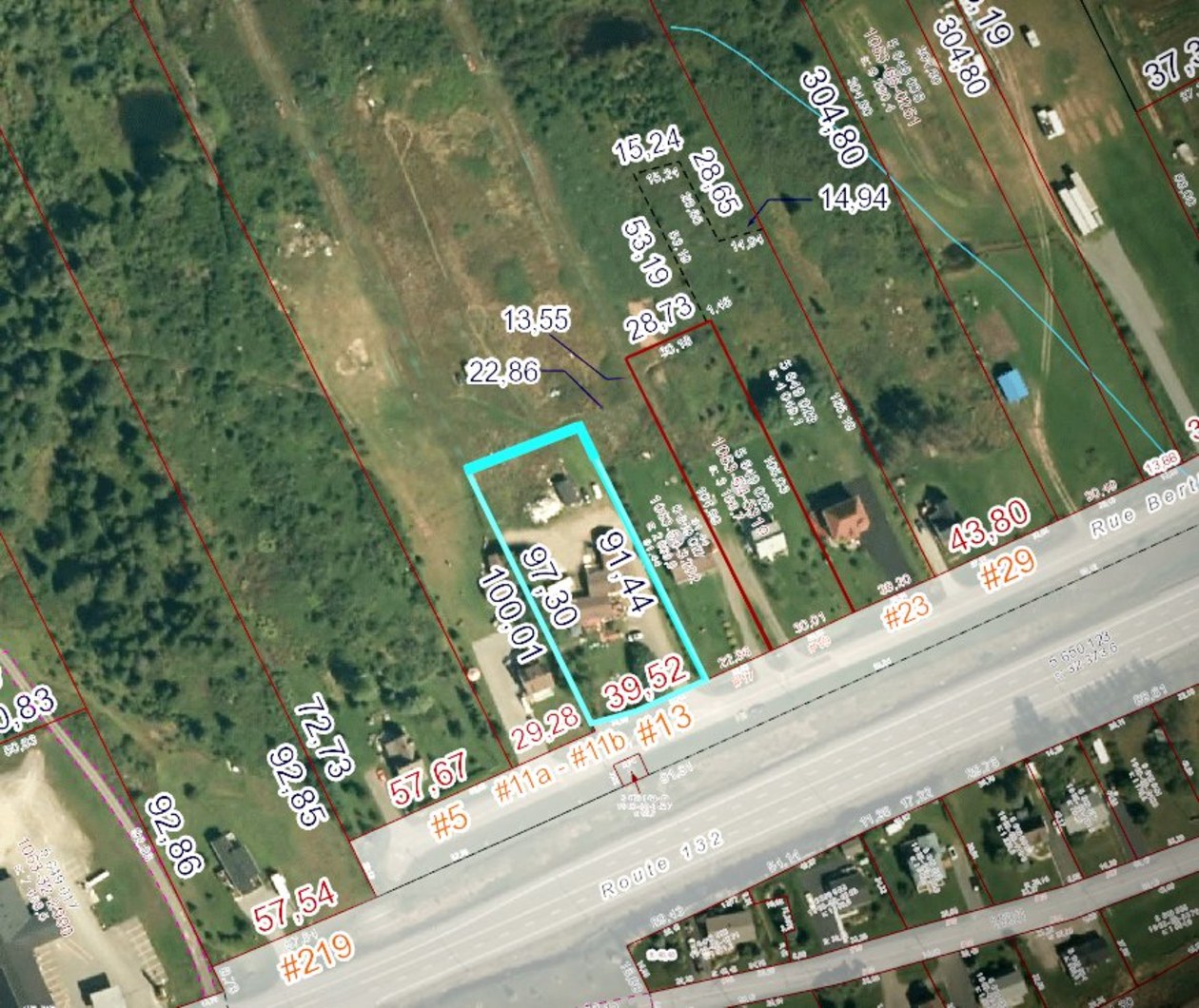 Plan — 13 Rue Berthelot, Sainte-Thérèse-de-Gaspé