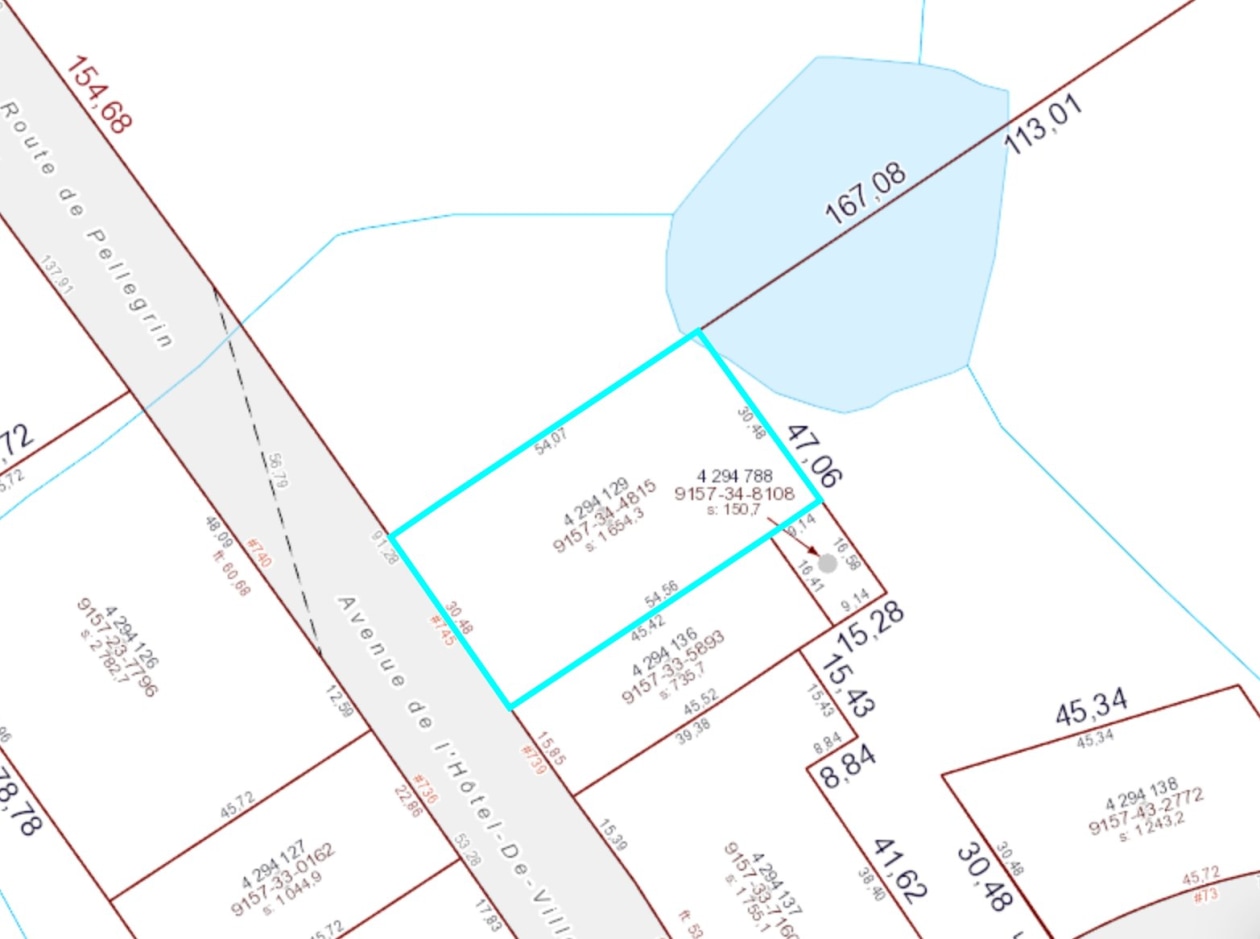 Plan — 745 Av. de l'Hôtel-de-Ville, Chandler