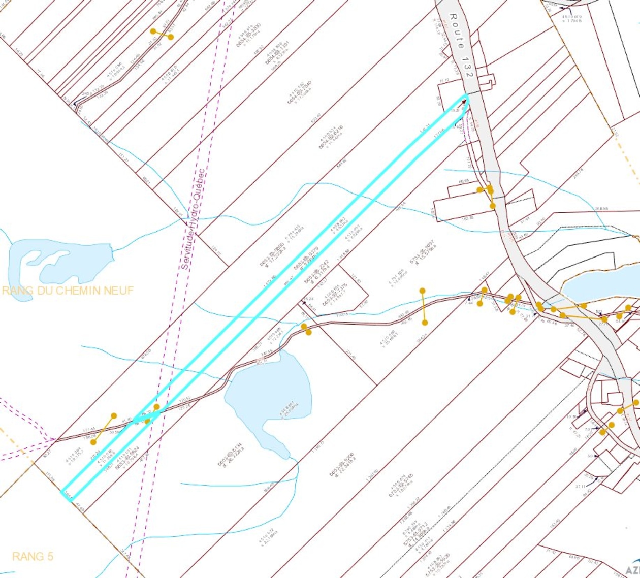 Plan — Route 132, Chandler