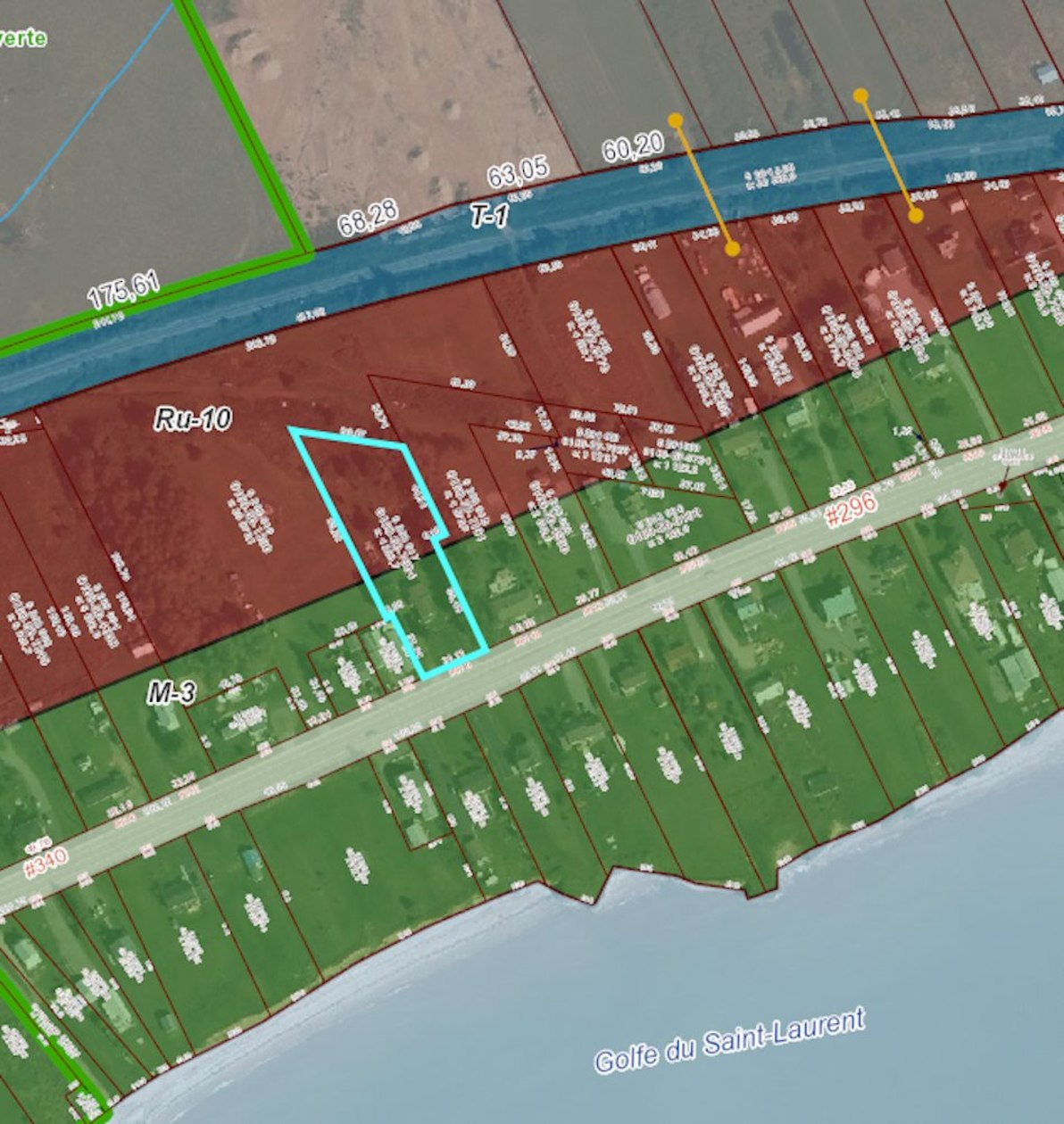 Plan — 318 Grande Allée Ouest, Grande-Rivière