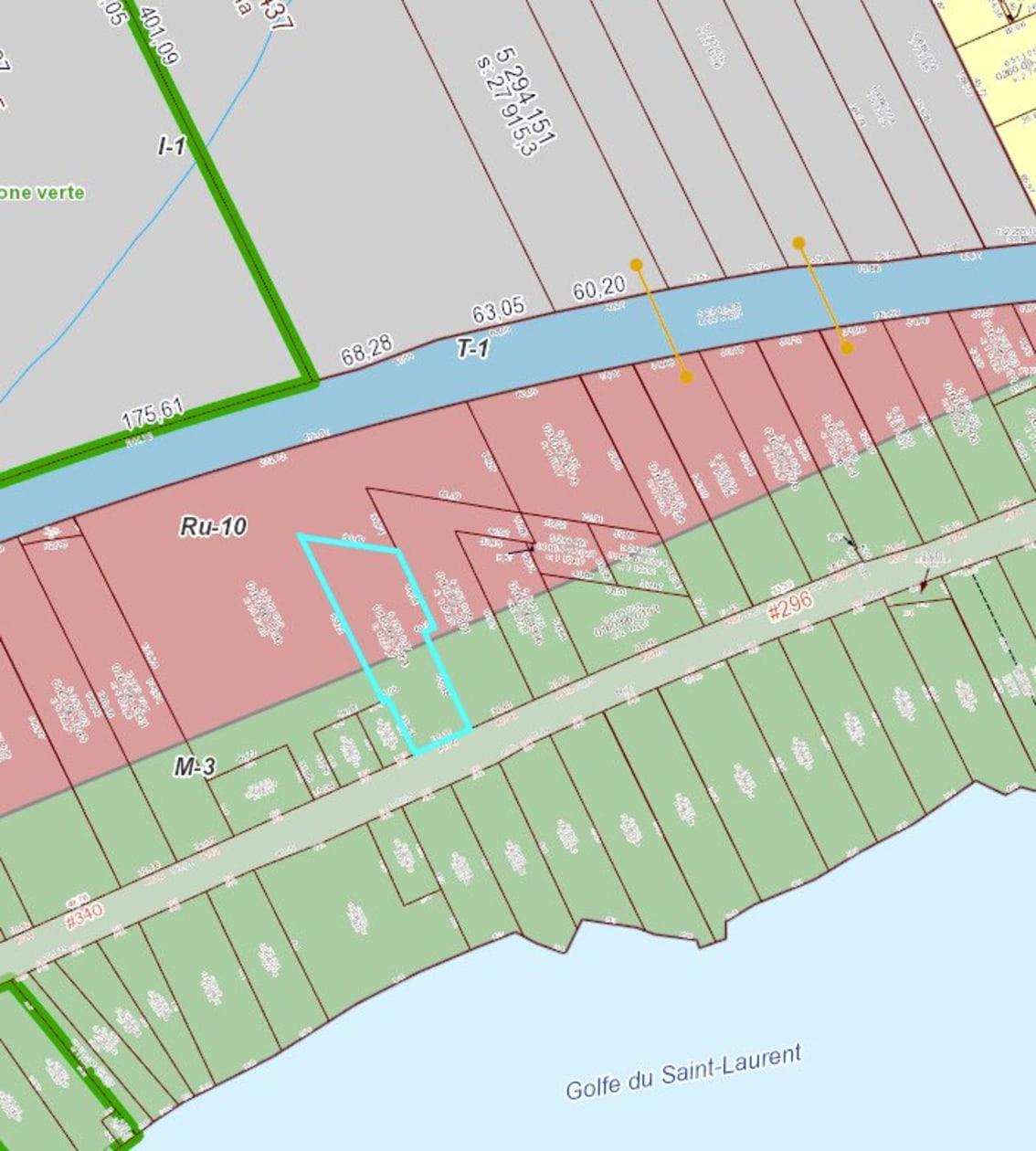 Plan — 318 Grande Allée Ouest, Grande-Rivière