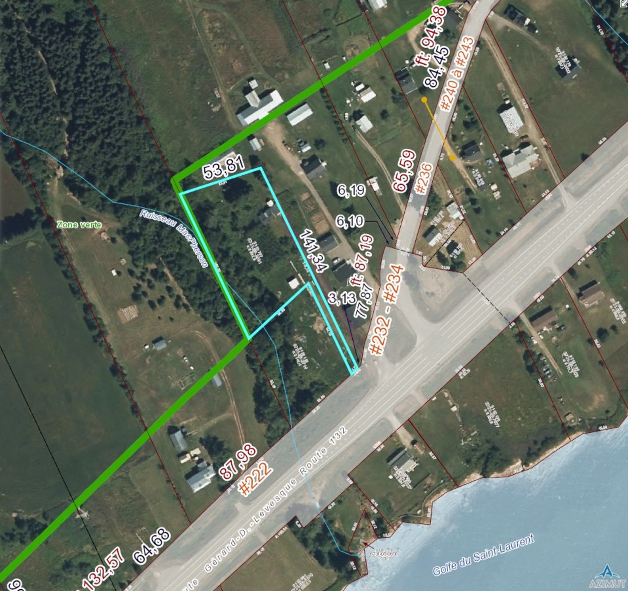 Plan — 228 Route 132, Port-Daniel/Gascons