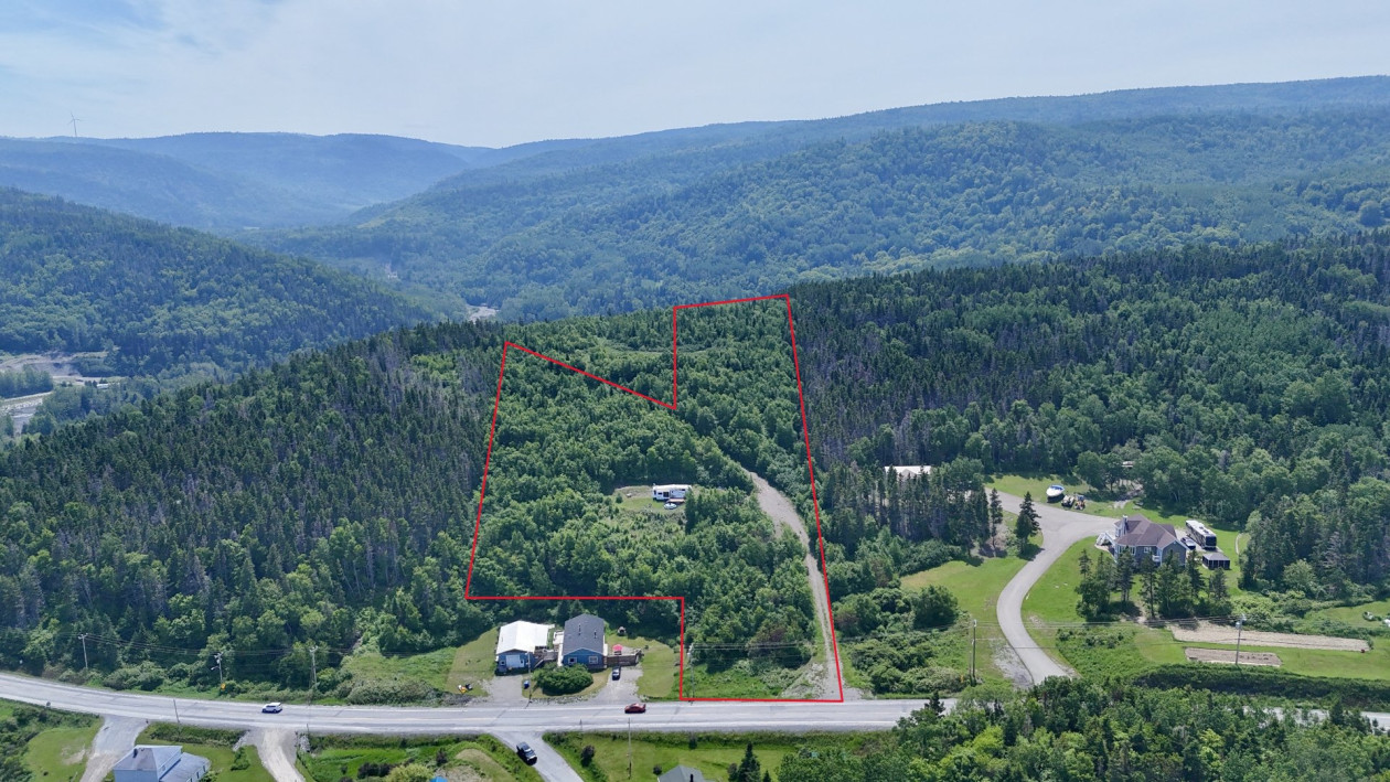 Photo aérienne — Rue Principale, Petite-Vallée