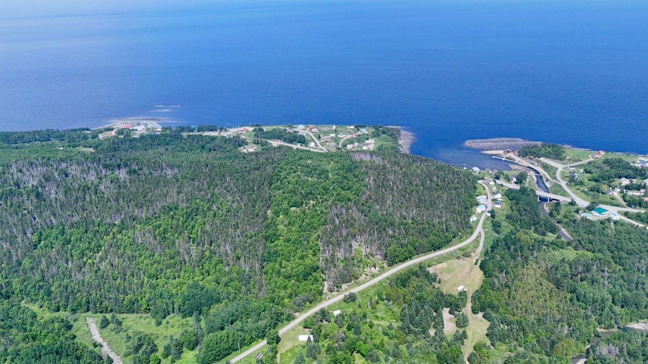 Photo aérienne — Rue Principale, Petite-Vallée