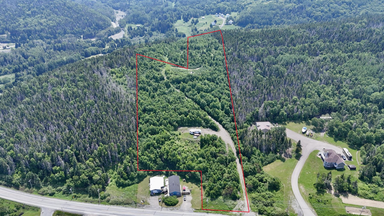 Photo aérienne — Rue Principale, Petite-Vallée
