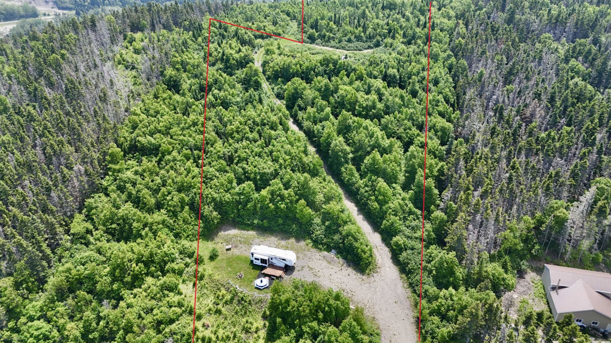 Photo aérienne — Rue Principale, Petite-Vallée
