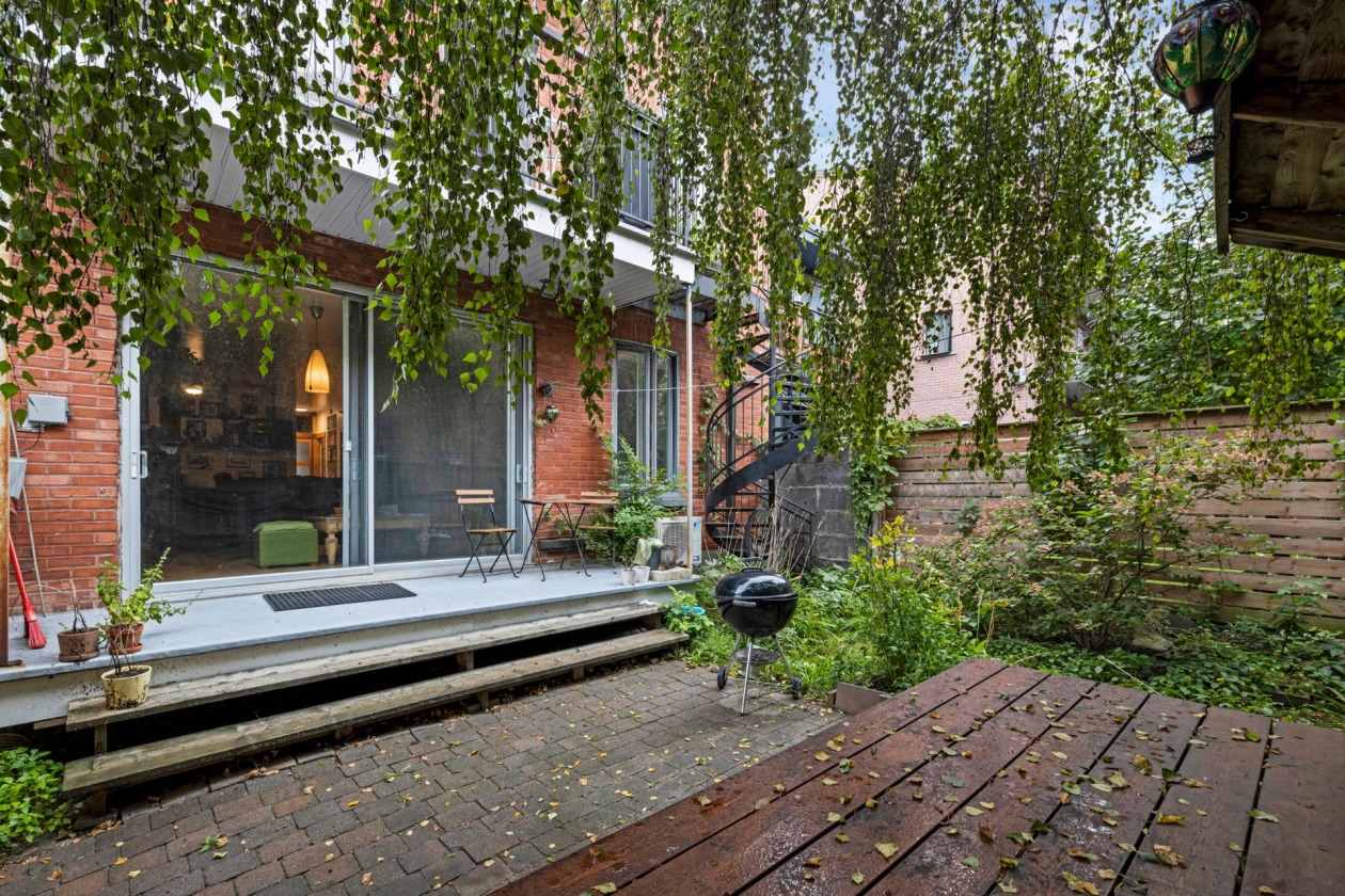 Face arrière — 8256 - 8258 Rue St-Dominique, Montréal