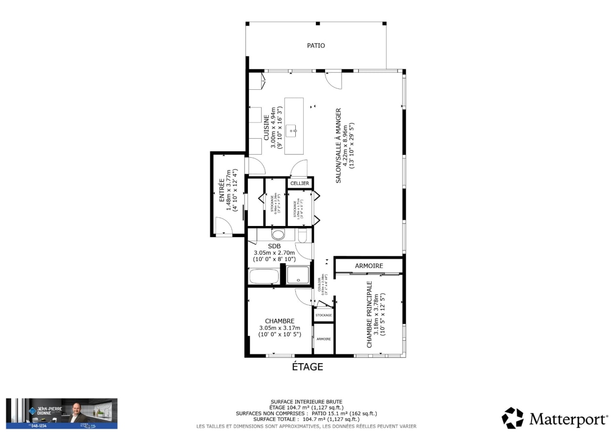 Plan — 130D Rue du Domaine-sur-le-Golf, Saguenay