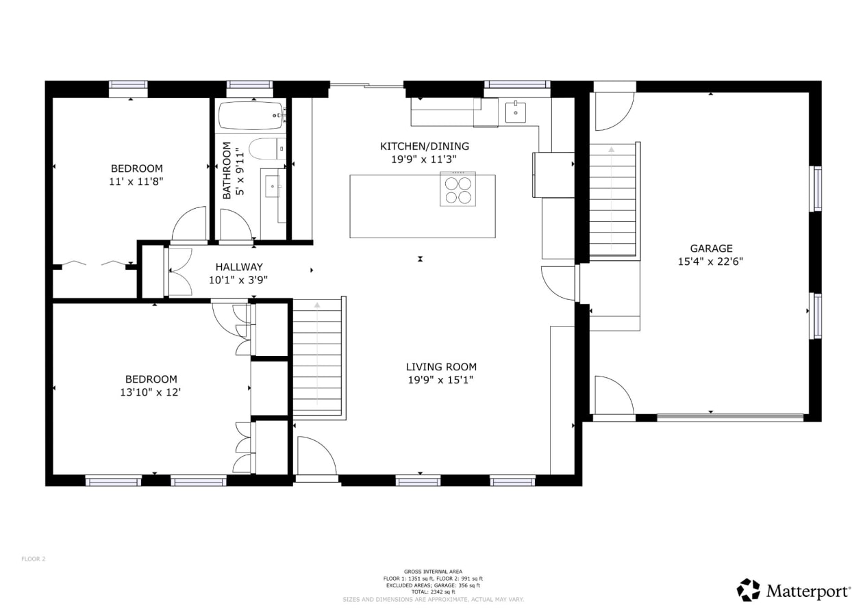 Plan — 3647 Rue Ste-Catherine, Saguenay