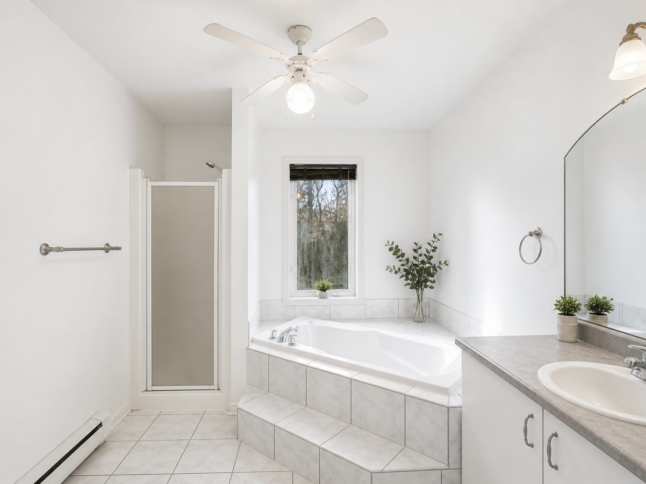 Salle de bains — 685 Ch. du 6e-Rang, Val-des-Monts