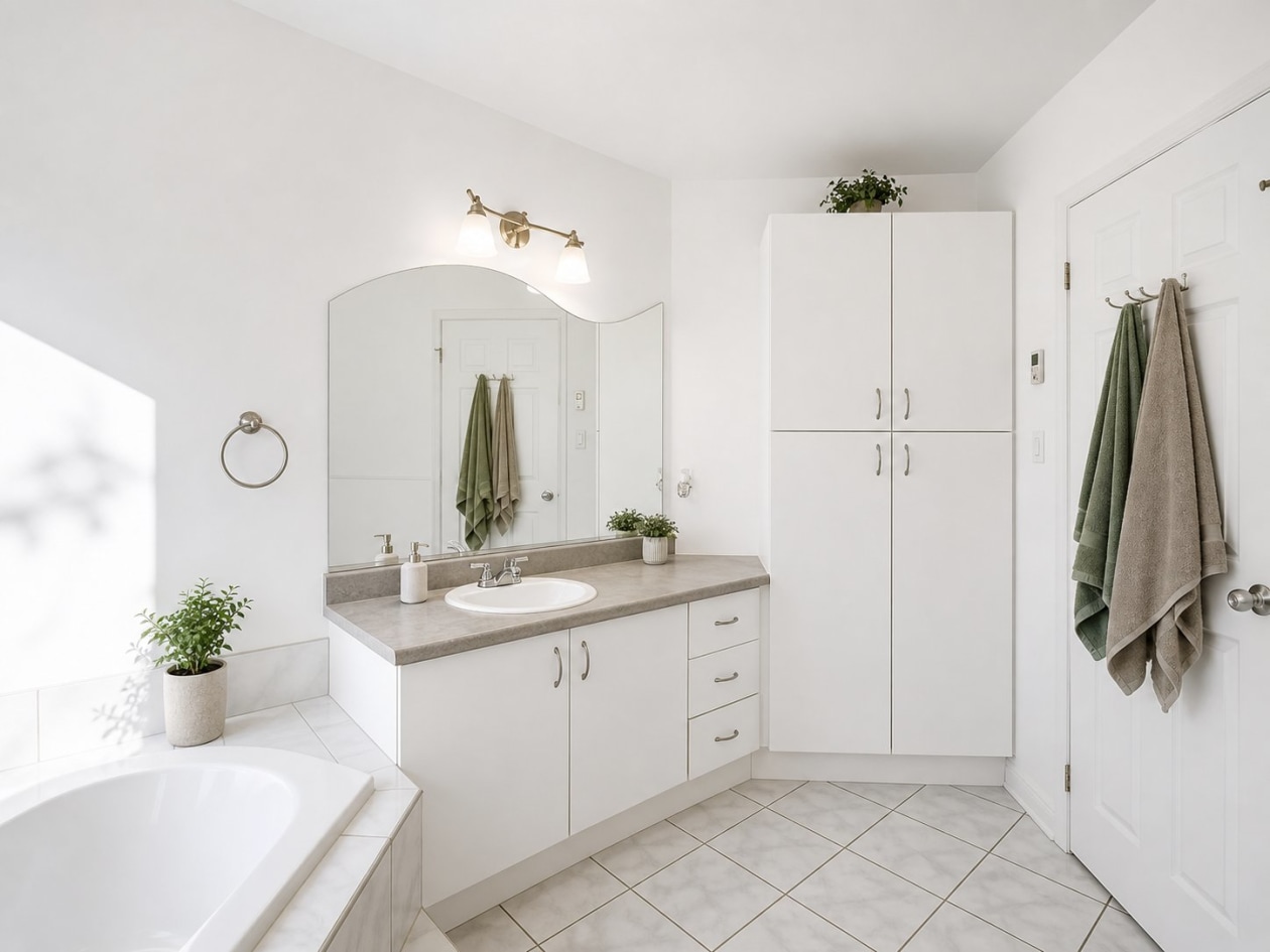 Salle de bains — 685 Ch. du 6e-Rang, Val-des-Monts