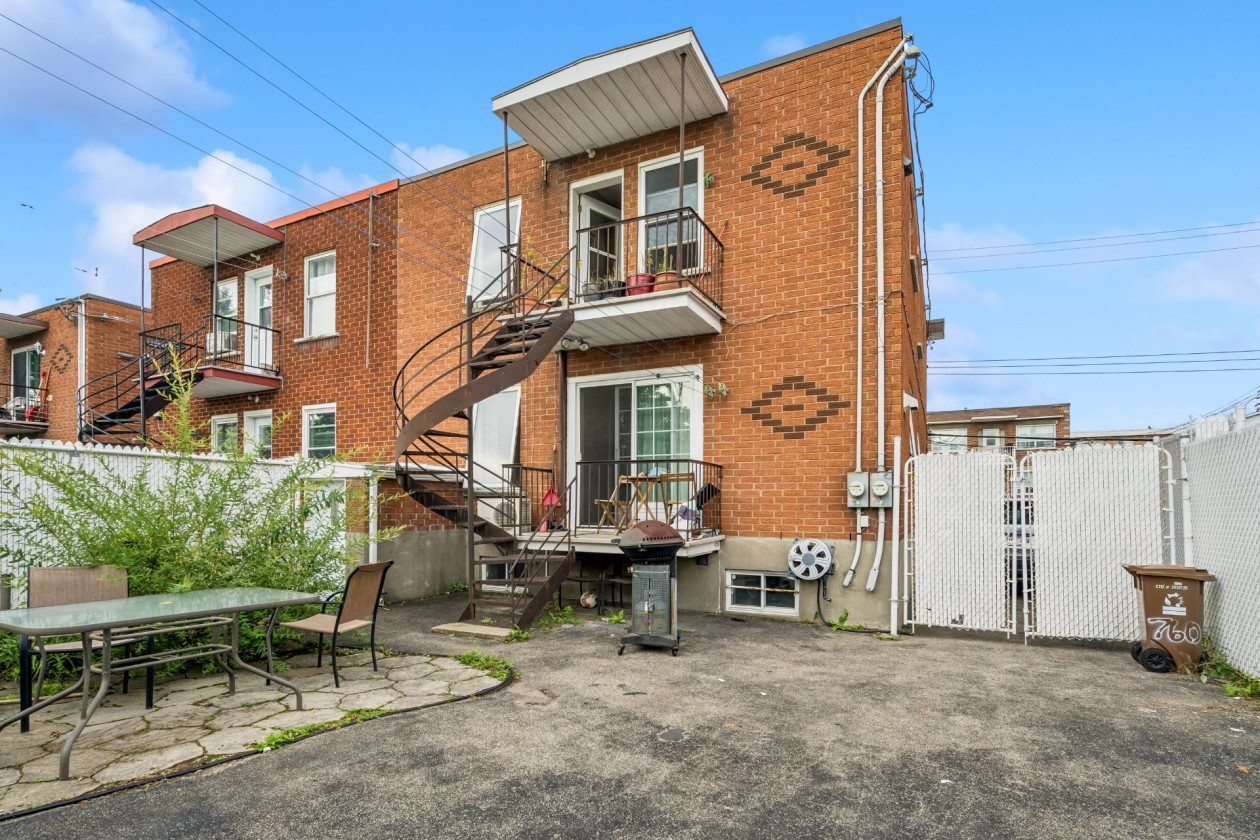 Face arrière — 760 - 762 24e Avenue, Montréal