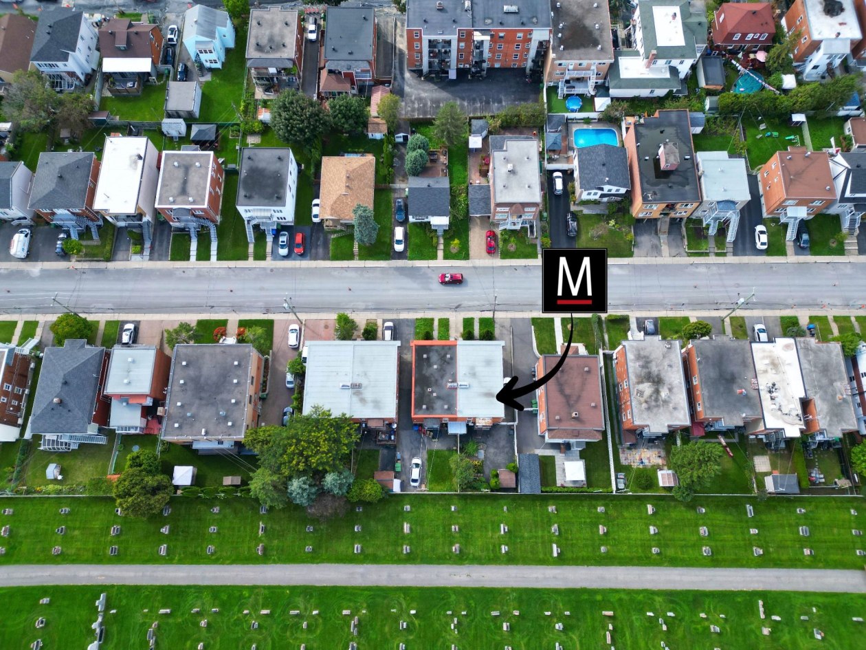 Photo aérienne — 760 - 762 24e Avenue, Montréal