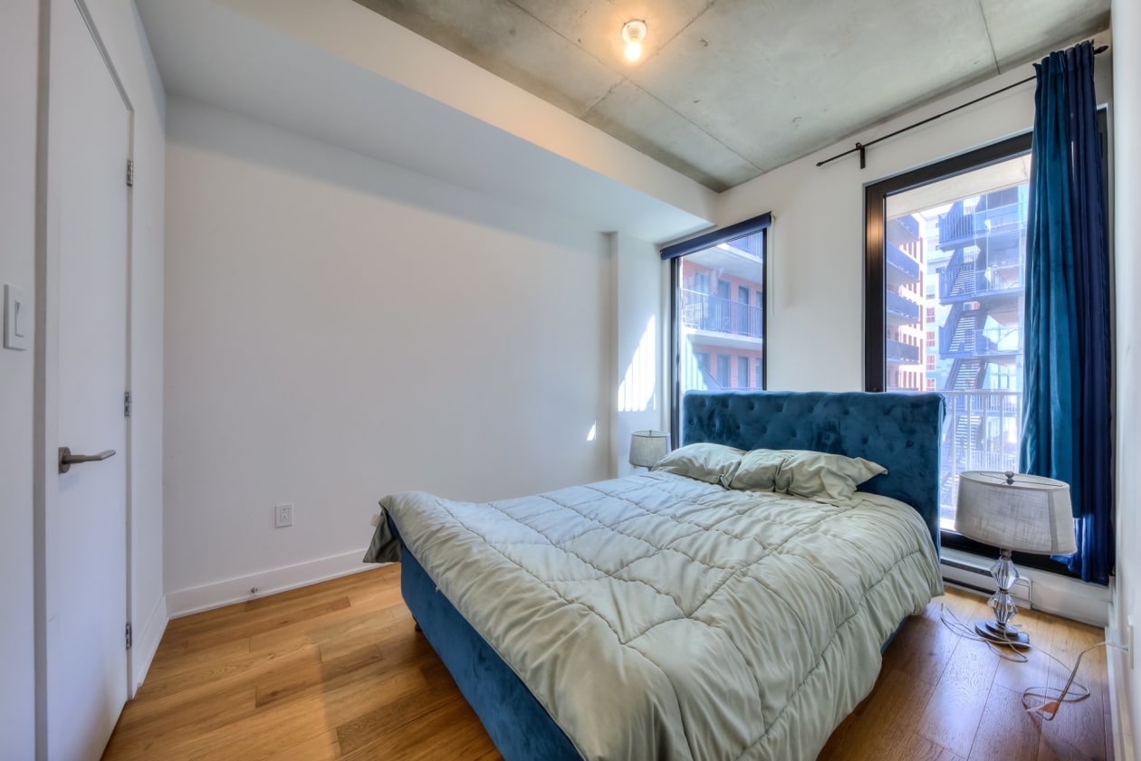 Chambre à coucher principale — 2180 Rue Ste-Catherine E., Montréal