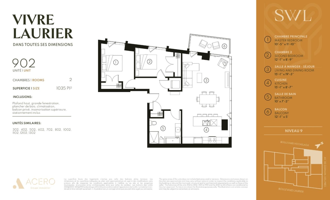 Plan — 1300 Av. de Germain-des-Prés, Québec