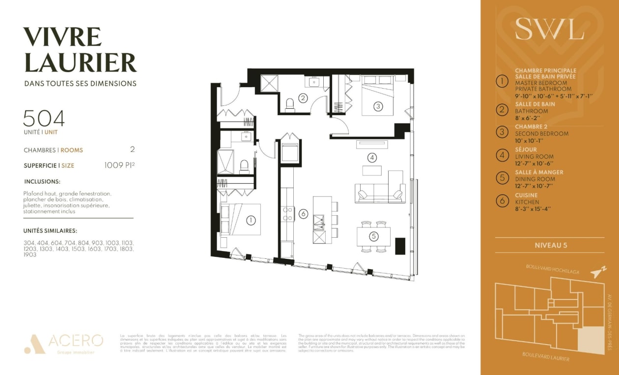 Plan — 1300 Av. de Germain-des-Prés, Québec