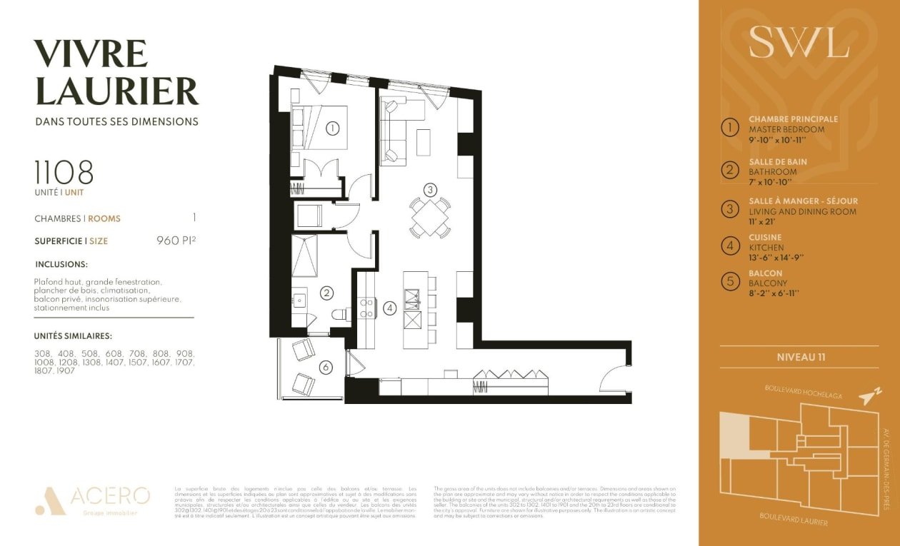 Plan — 1300 Av. de Germain-des-Prés, Québec