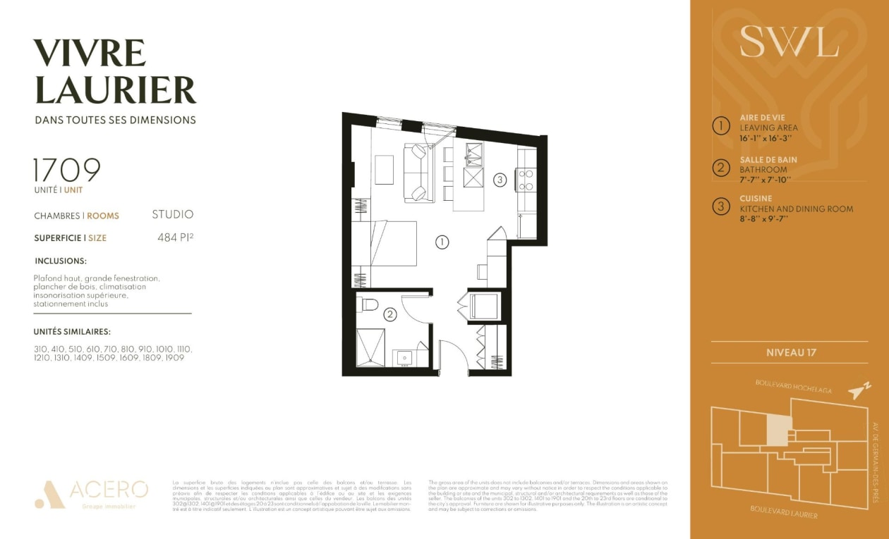 Plan — 1300 Av. de Germain-des-Prés, Québec