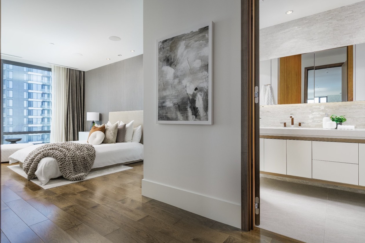 Chambre à coucher principale — 199 Rue de la Rotonde, Montréal