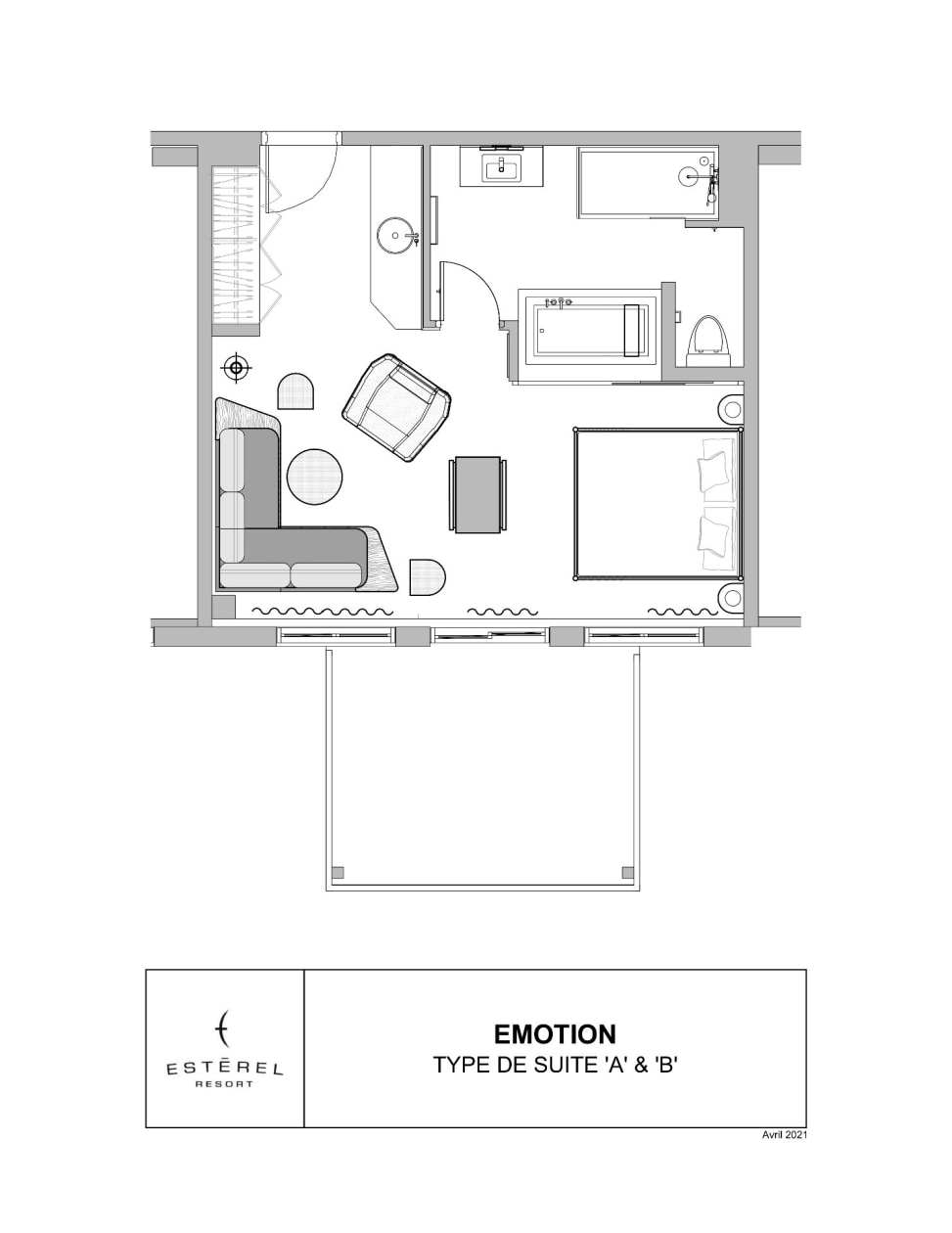 Plan — 42 Ch. Fridolin-Simard, Estérel