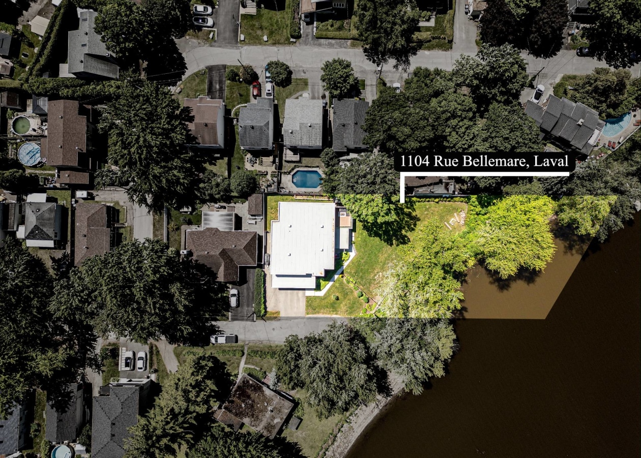 Photo aérienne — 1104 Rue Bellemare, Laval
