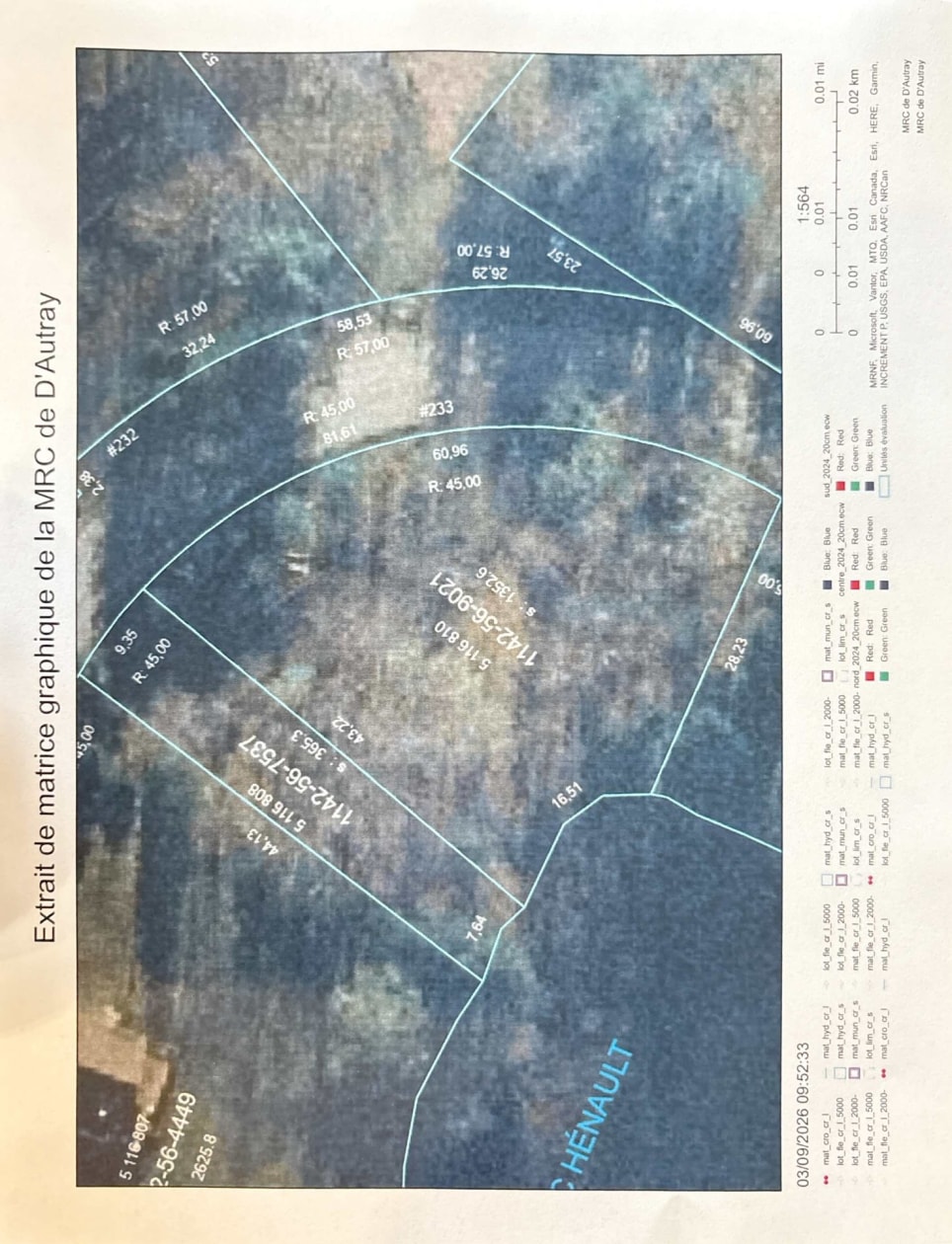 Plan — Ch. du Lac-Hénault N., Mandeville