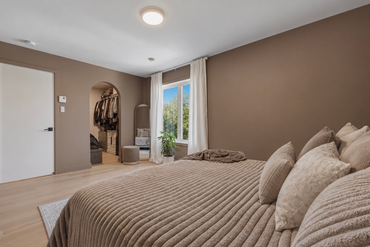 Chambre à coucher principale — 18 Rue Joseph-Albert-Morin, Saint-Jean-sur-Richelieu