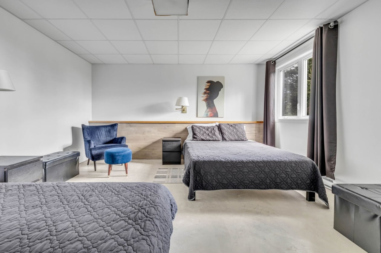 Chambre à coucher — 37 Ch. de la Seigneurie, Les Éboulements