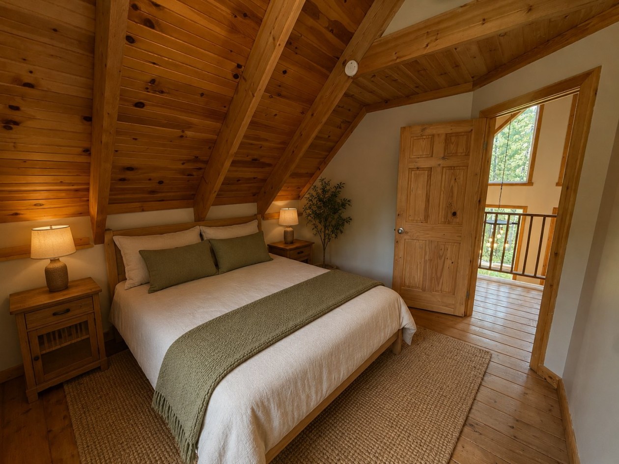 Chambre à coucher — 25 Route 138, Saint-Hilarion