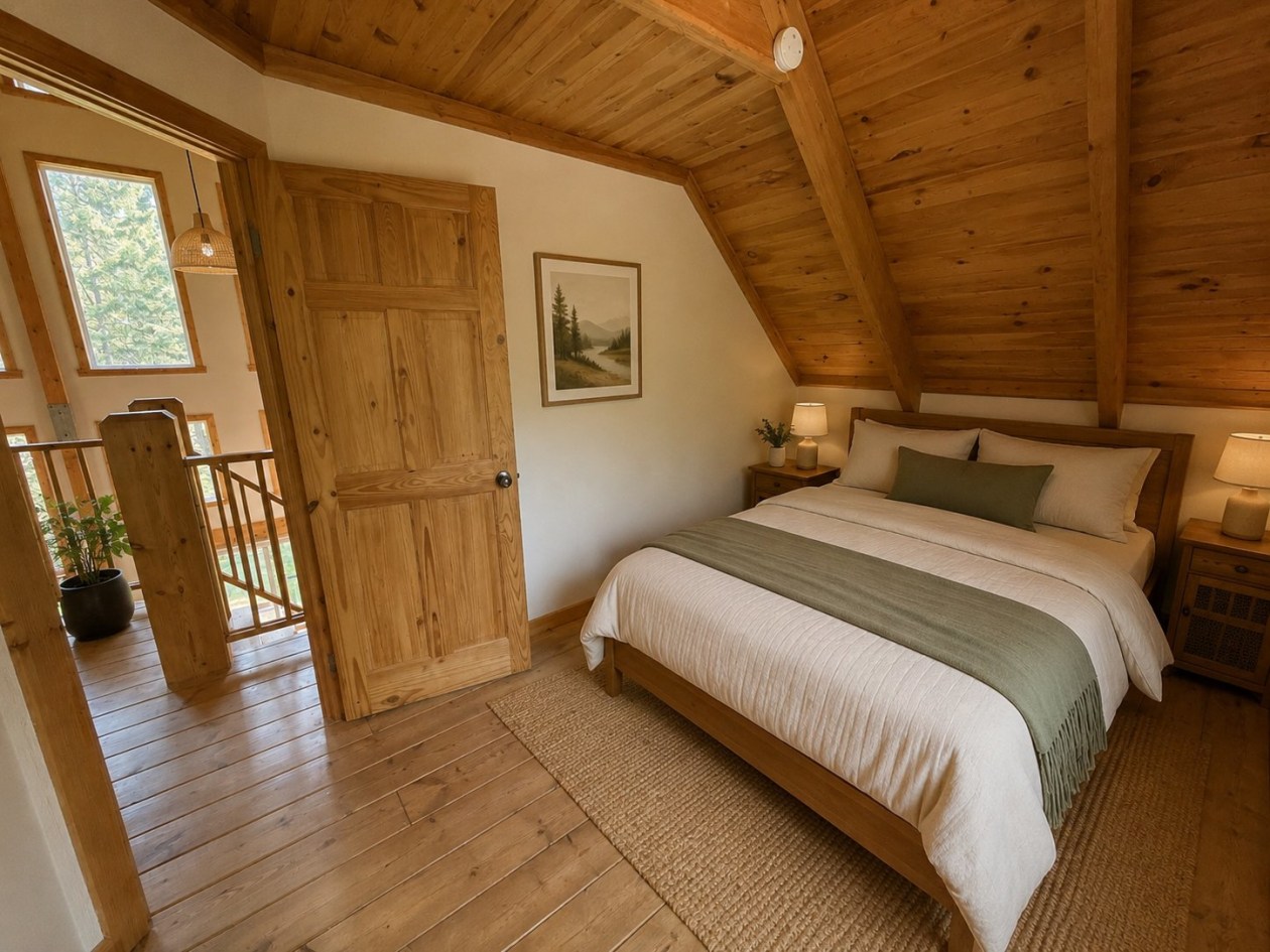 Chambre à coucher — 25 Route 138, Saint-Hilarion