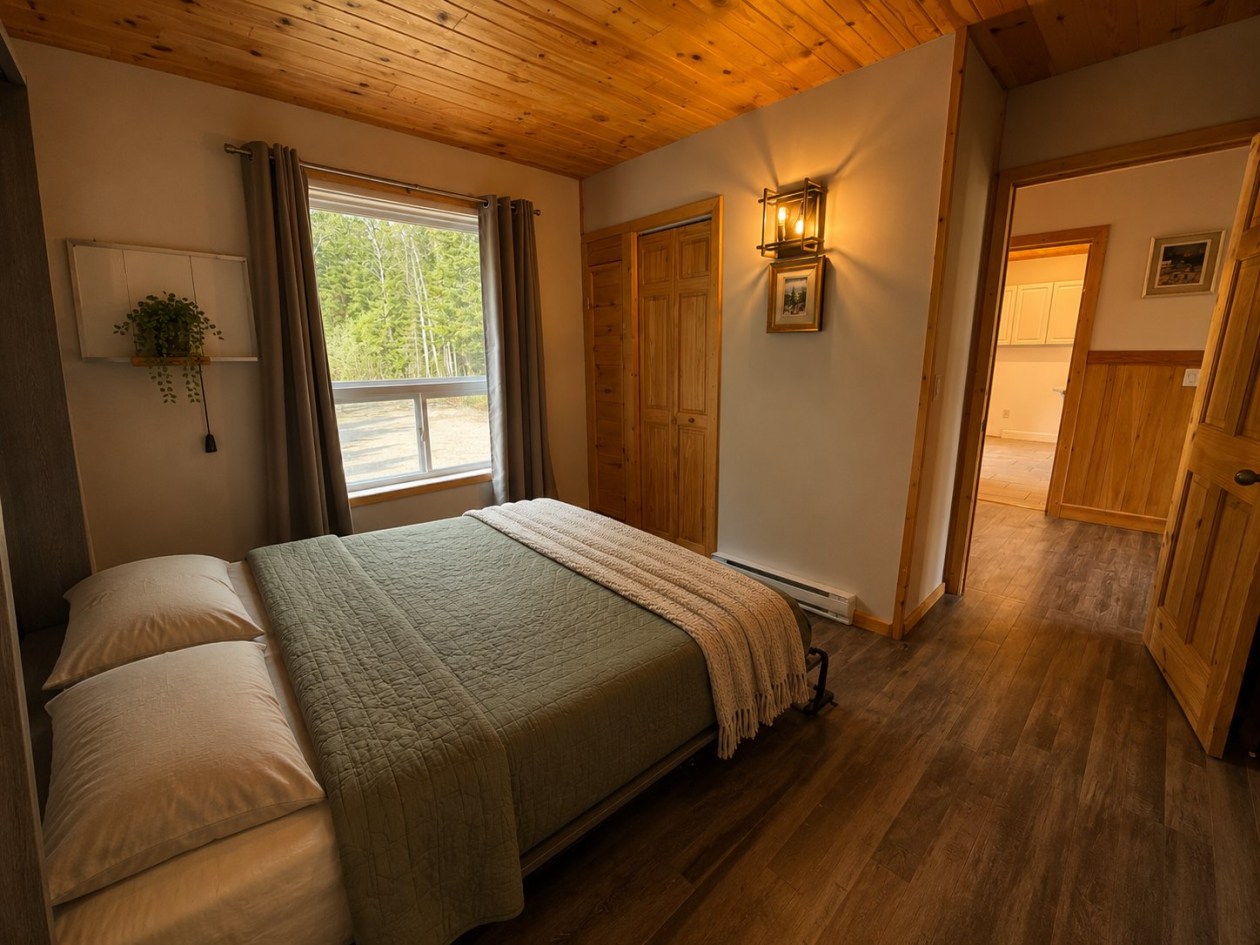 Chambre à coucher — 25 Route 138, Saint-Hilarion