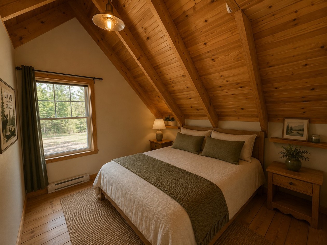 Chambre à coucher — 25 Route 138, Saint-Hilarion