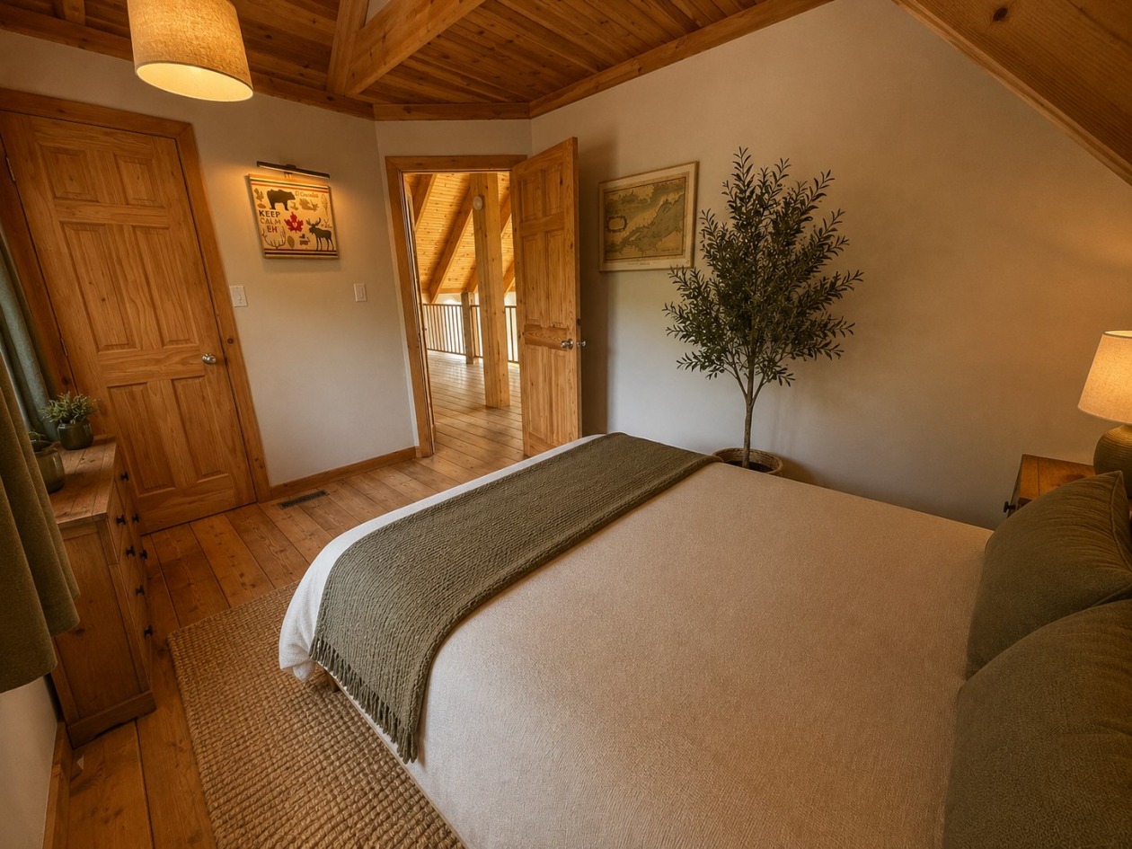 Chambre à coucher — 25 Route 138, Saint-Hilarion