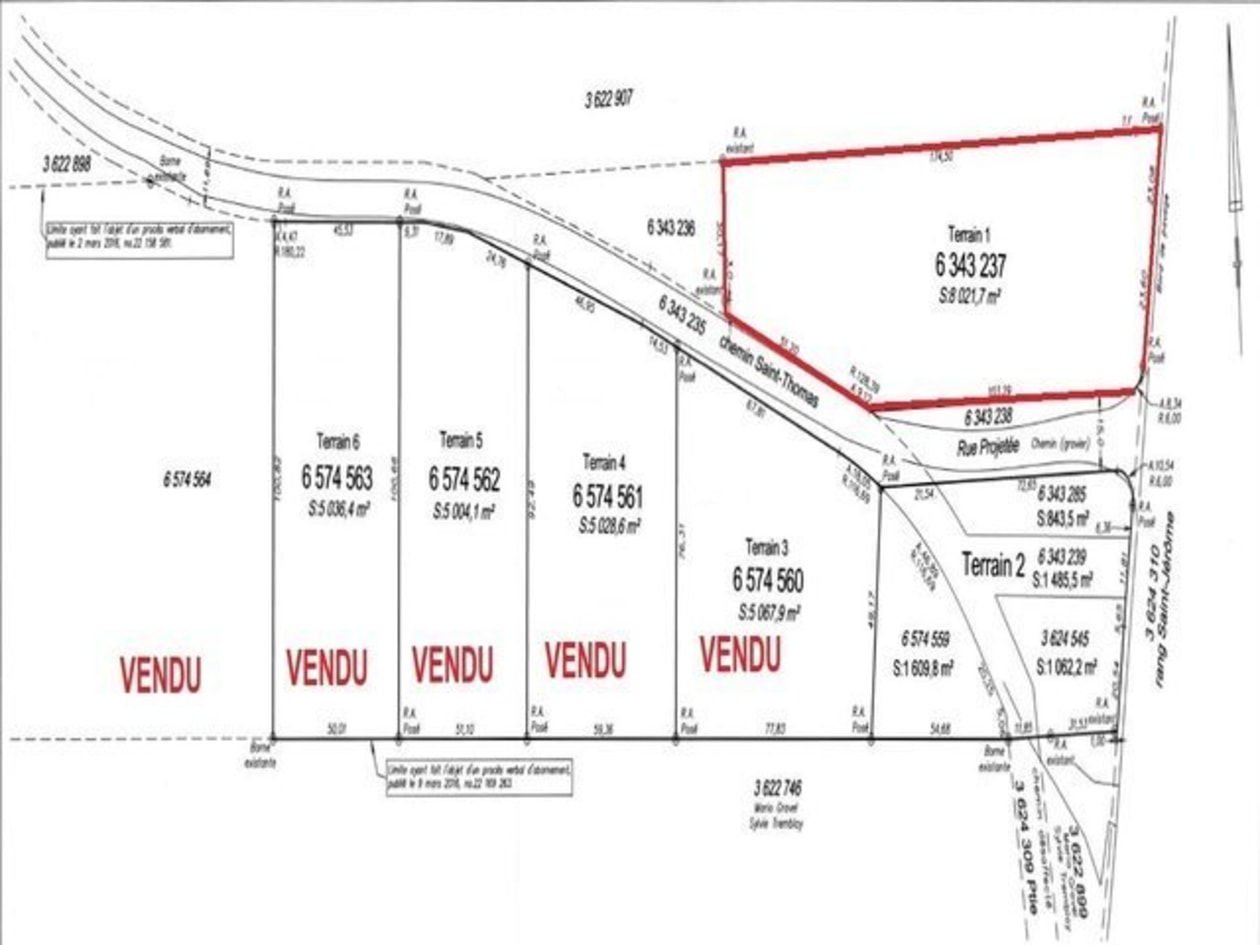 Plan — Rg St-Jérôme, Baie-Saint-Paul