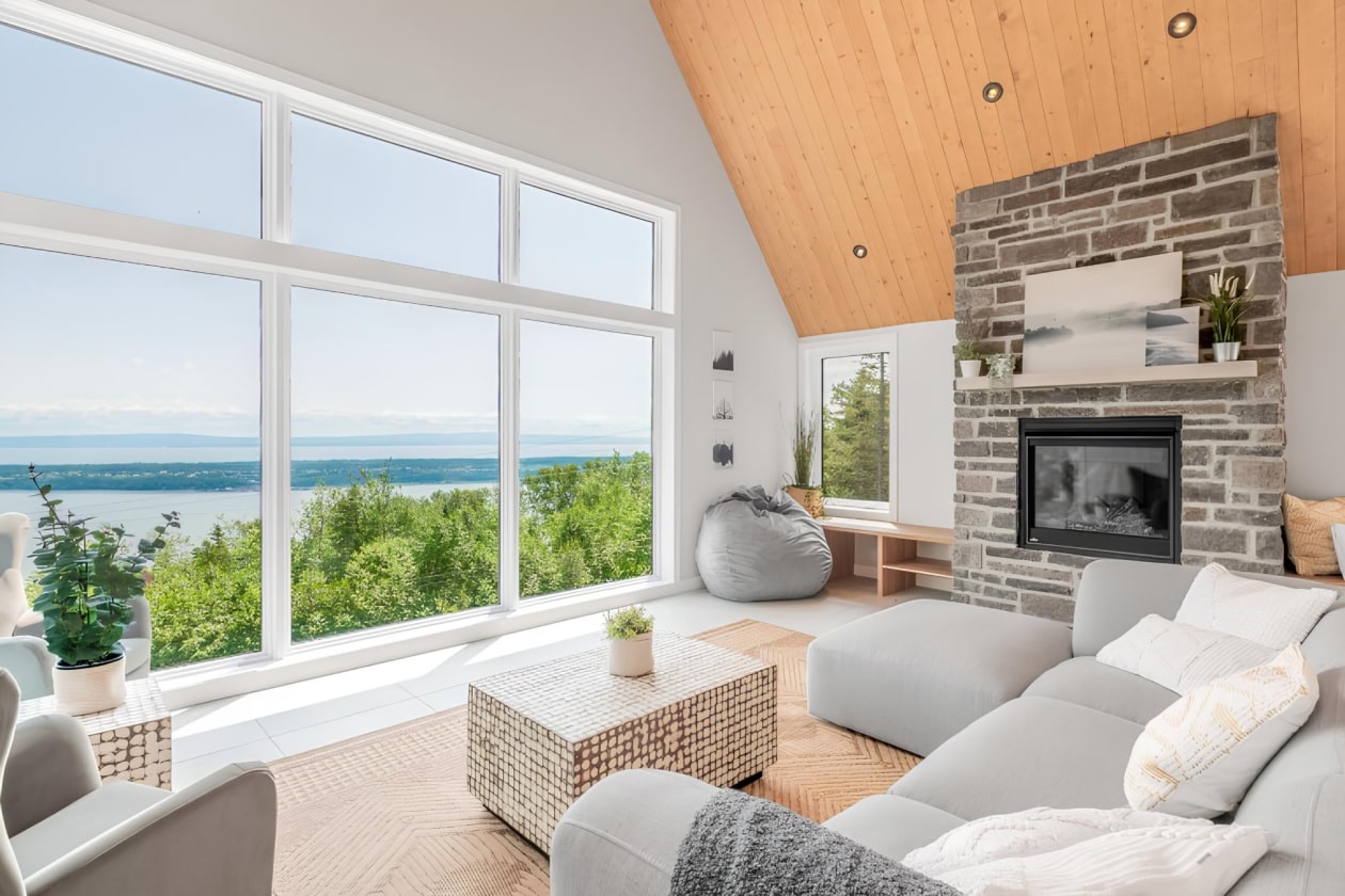 Salon — 227 Ch. du Domaine-Charlevoix, Les Éboulements