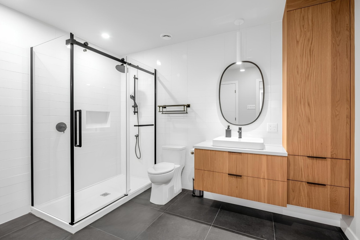 Salle de bains — 227 Ch. du Domaine-Charlevoix, Les Éboulements