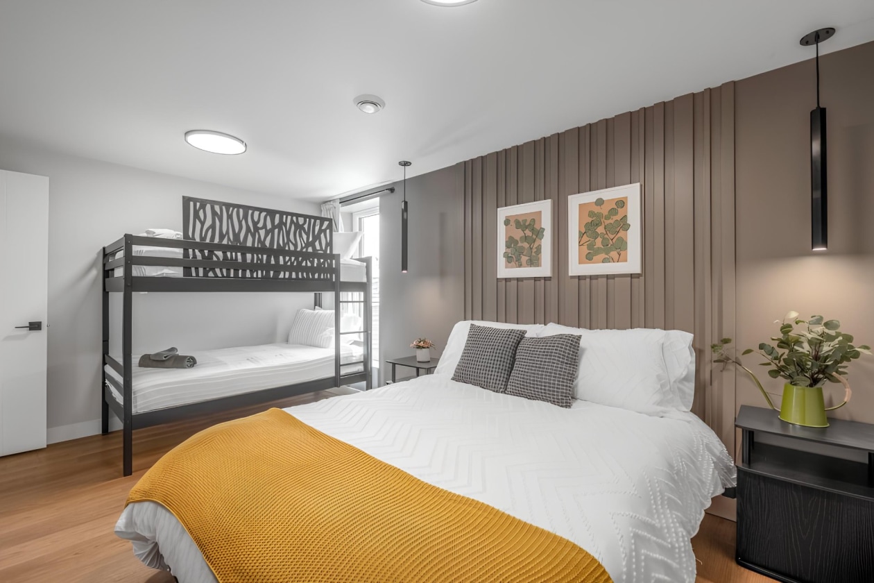 Chambre à coucher — 306 Rue du Flanc, Les Éboulements